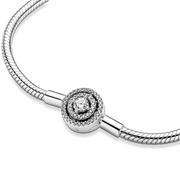 Pandora Moments Halo Snake Chain Bracelet