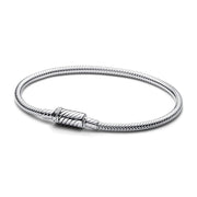 Easy-Close Magnetic Clasp Snake Chain Bracelet