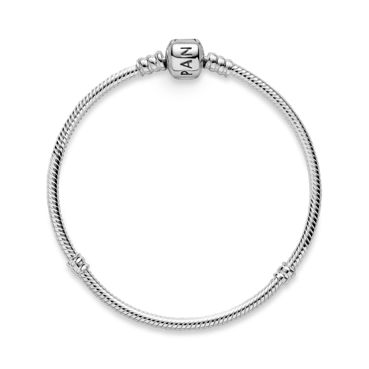 Pandora Moments Barrel Clasp Snake Chain Bracelet