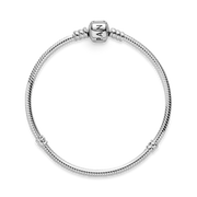 Pandora Moments Barrel Clasp Snake Chain Bracelet