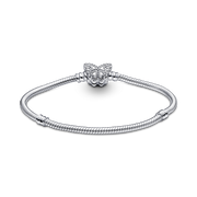Pandora Moments Butterfly Clasp Snake Chain Bracelet