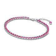 Sparkling Pink Tennis Bracelet