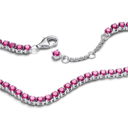 Sparkling Pink Tennis Bracelet