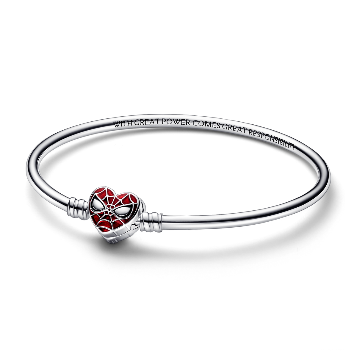Pandora Moments Marvel Spider-Man Mask Clasp Bangle