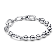Pandora ME Metal Bead & Link Chain Bracelet
