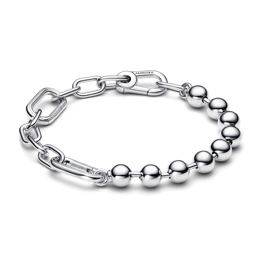 Pandora ME Metal Bead & Link Chain Bracelet