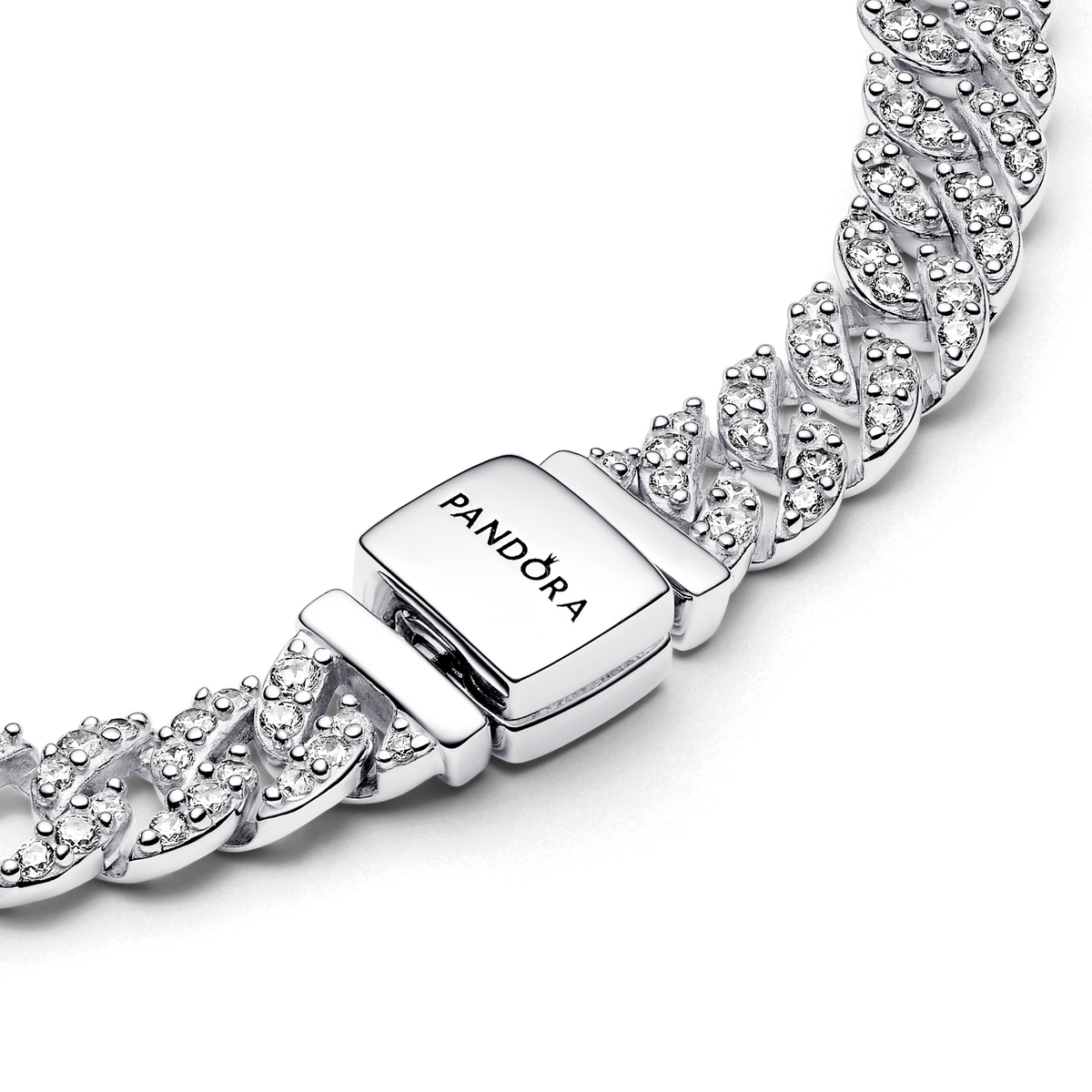 Pavé Cuban Chain Bracelet