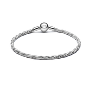 Round Pandora Clasp Twisted Snake Chain