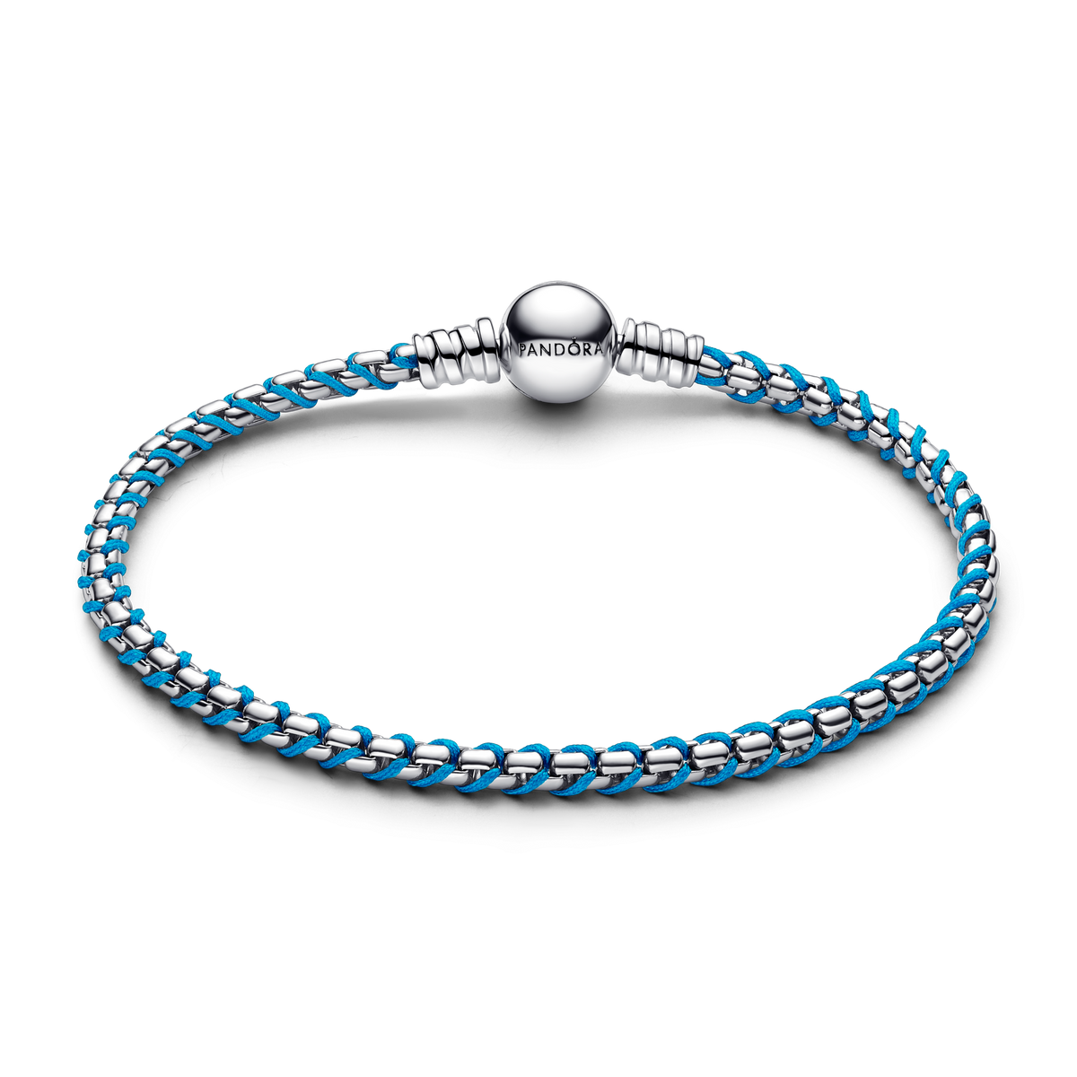 Blue Cord Snake Chain Bracelet