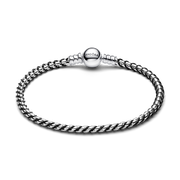 Black Cord Box Chain Bracelet