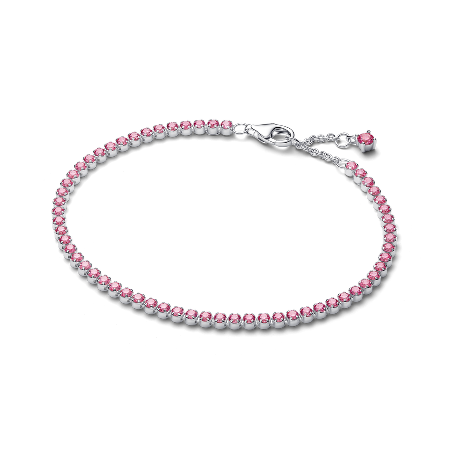 Pink Small Tennis Bracelet