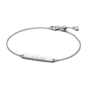 Engravable Bar Chain Bracelet