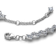 Triple Stone Heart Bracelet