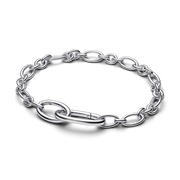 Openable Oval Link Chain Bracelet