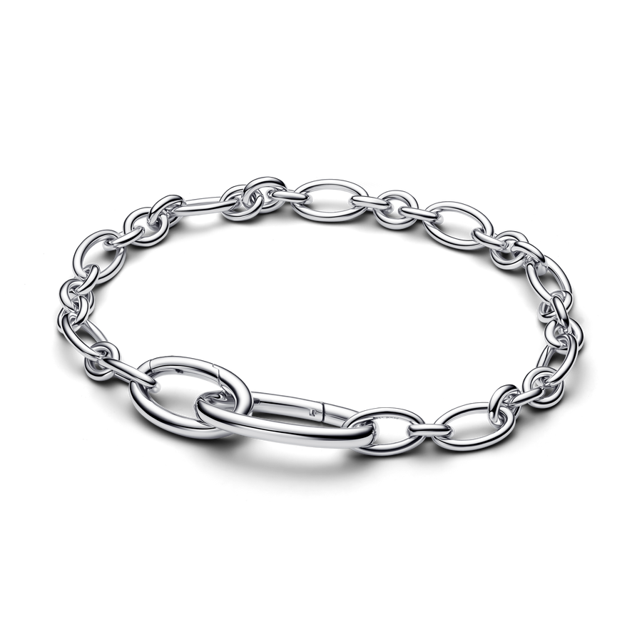 Openable Oval Link Chain Bracelet