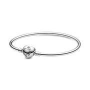 Pandora Moments Heart Clasp Bangle