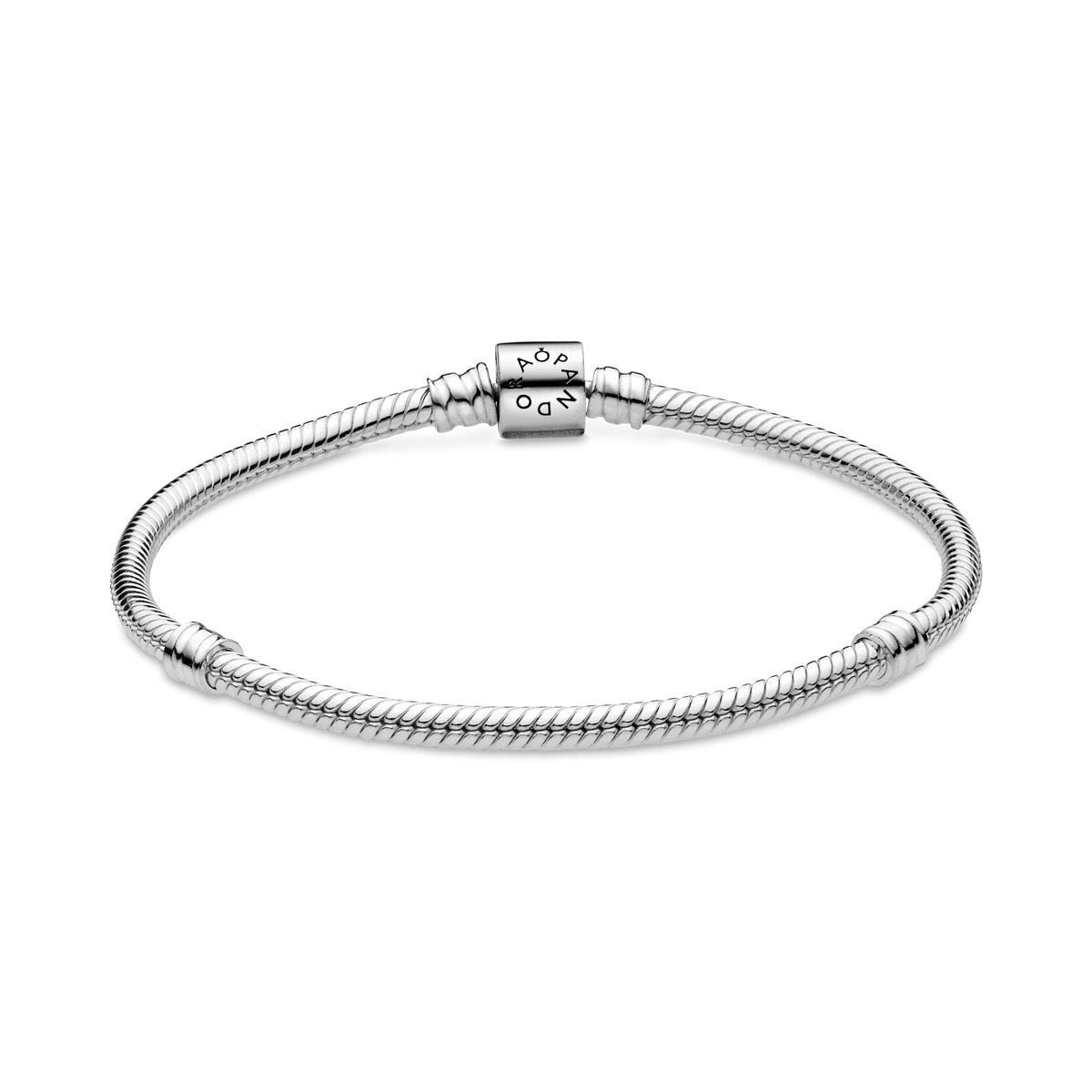 Pandora Moments Barrel Clasp Snake Chain Bracelet