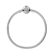 Pandora Moments Sparkling Crown O Snake Chain Bracelet
