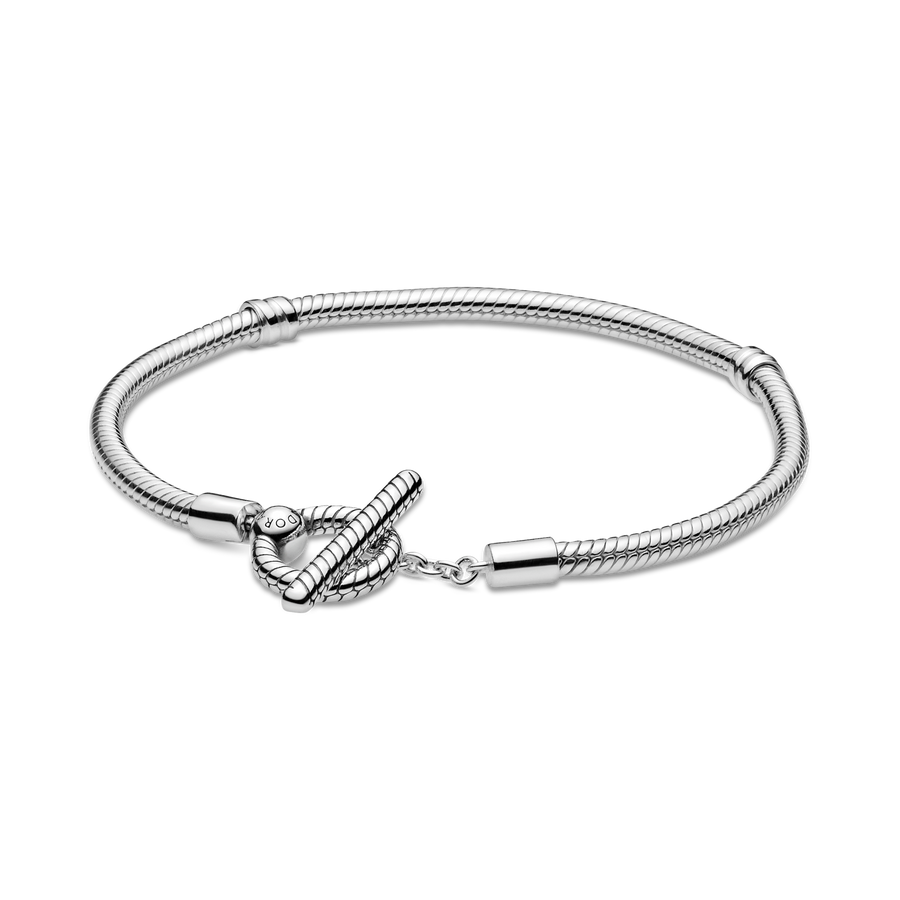 Pandora Moments T-Bar Snake Chain Bracelet
