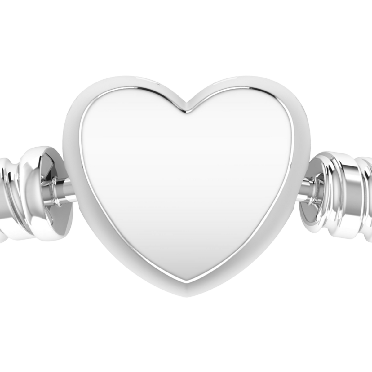 Pandora Moments Engravable Heart Clasp Snake Chain Bracelet