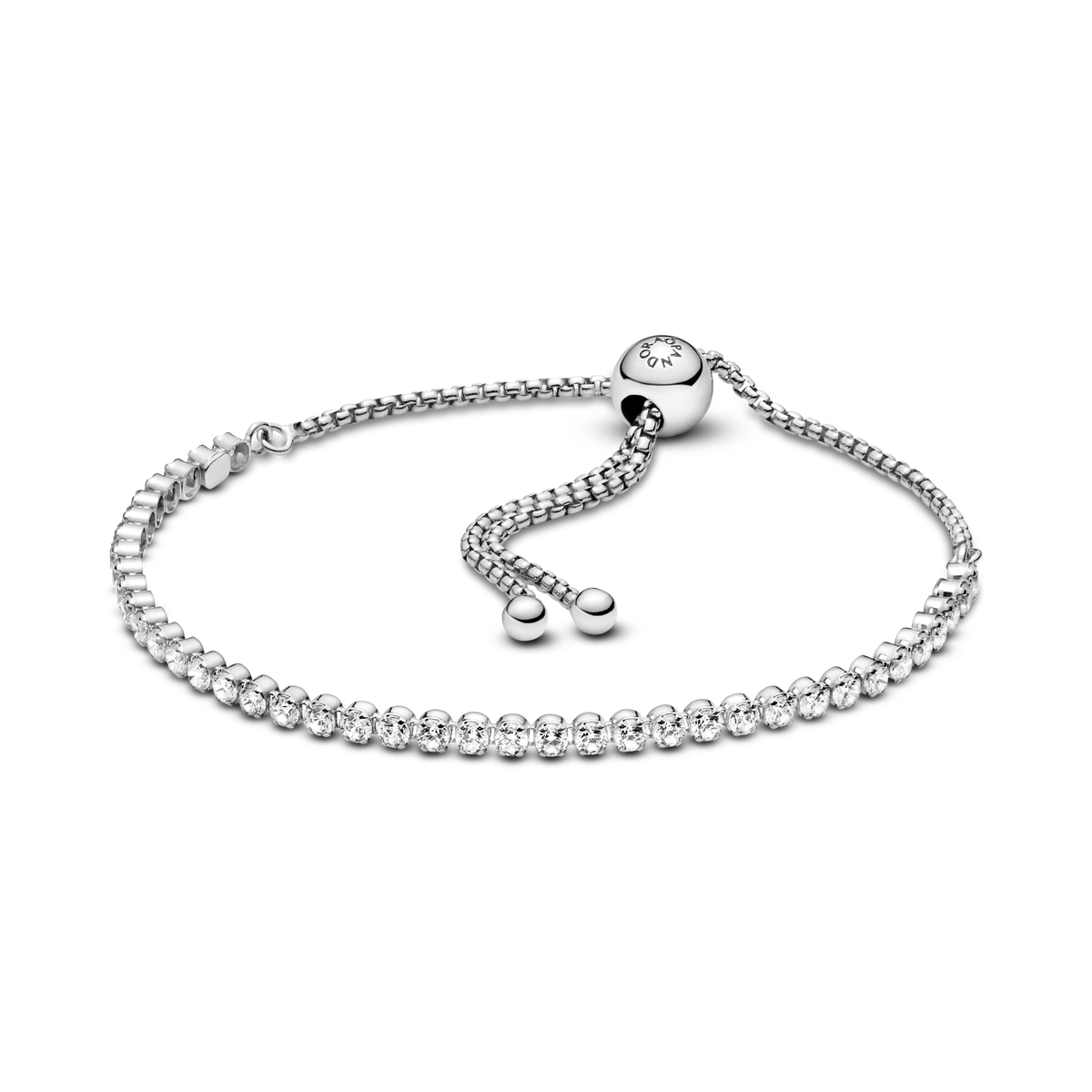 Sparkling Slider Tennis Bracelet
