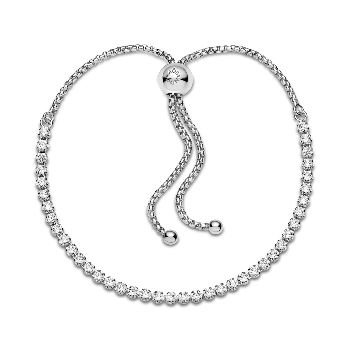 Sparkling Slider Tennis Bracelet