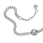 Sparkling Halo Tennis Bracelet