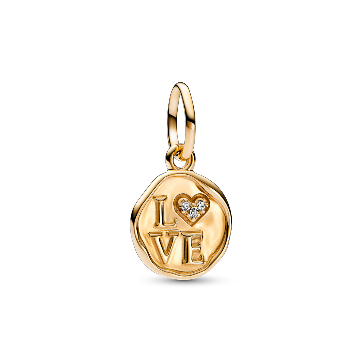Sparkling Love Stamp Dangle Charm