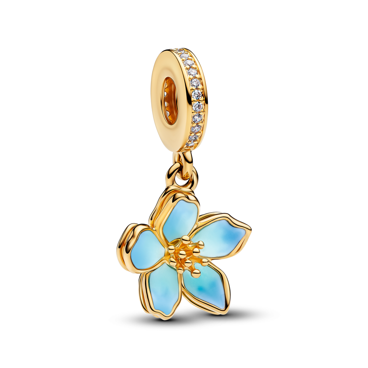 Blue Blossom Dangle Charm