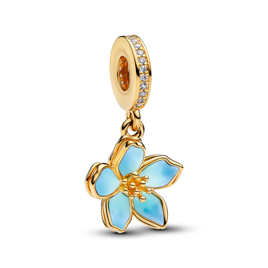Blue Blossom Dangle Charm