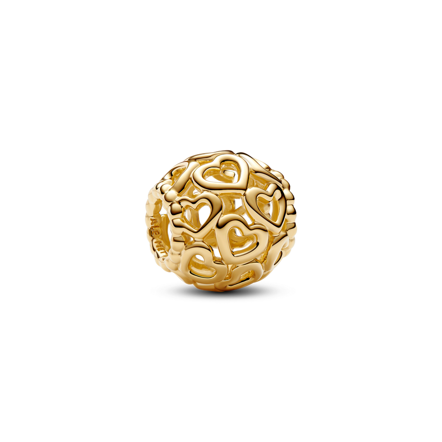 Openwork Heart Charm