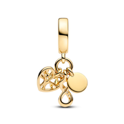 Family Infinity Triple Dangle Charm