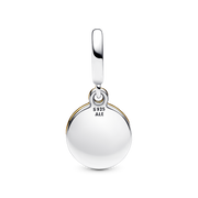 My Pandora Two-tone Daisy Double Dangle Charm