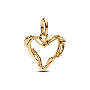 Wire Heart Dangle Charm
