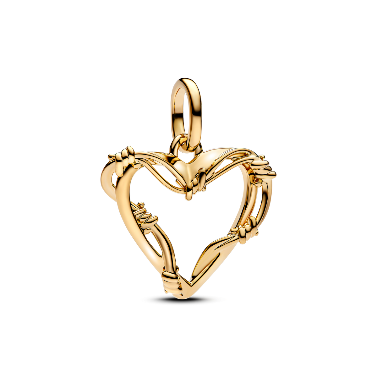 Wire Heart Dangle Charm