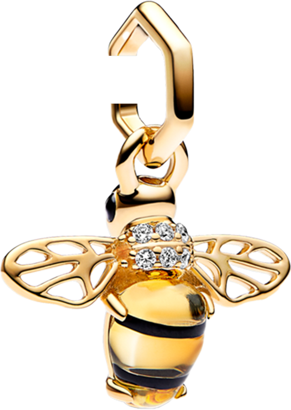 Sparkling Bee Dangle Charm