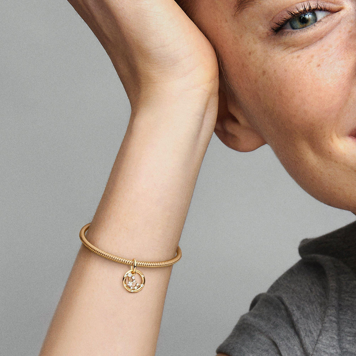 Aquarius Zodiac Dangle Charm
