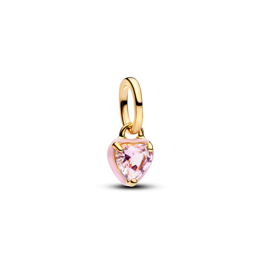 Pink Chakra Heart Mini Dangle Charm