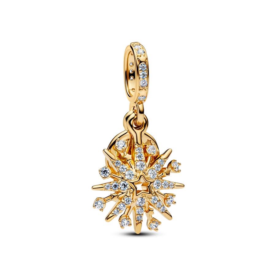 Sparkling Firework Double Dangle Charm