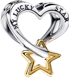 Lucky Star & Heart Charm