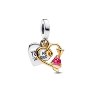 Arrow of Love Bracelet and Engravable Charm Set