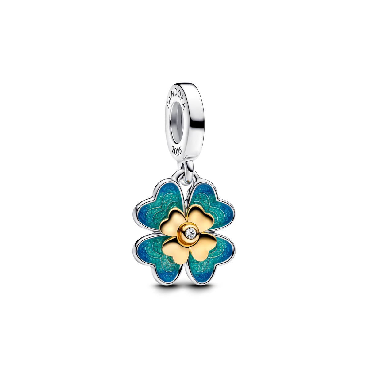 2025 Four Leaf Clover Lab-Grown Diamond Dangle Charm