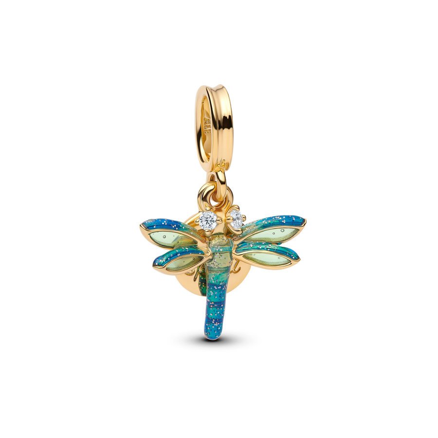 Dragonfly Double Dangle Charm