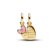 Pink Mother & Daughter Splittable Dangle Charm