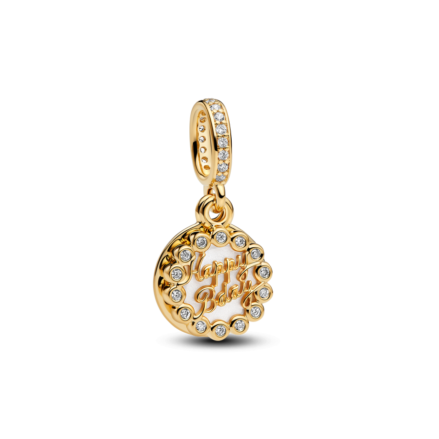Happy Birthday Cake Dangle Charm
