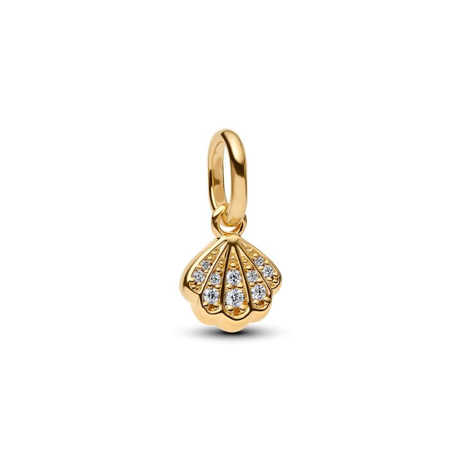 Sparkling Shell Mini Dangle Charm
