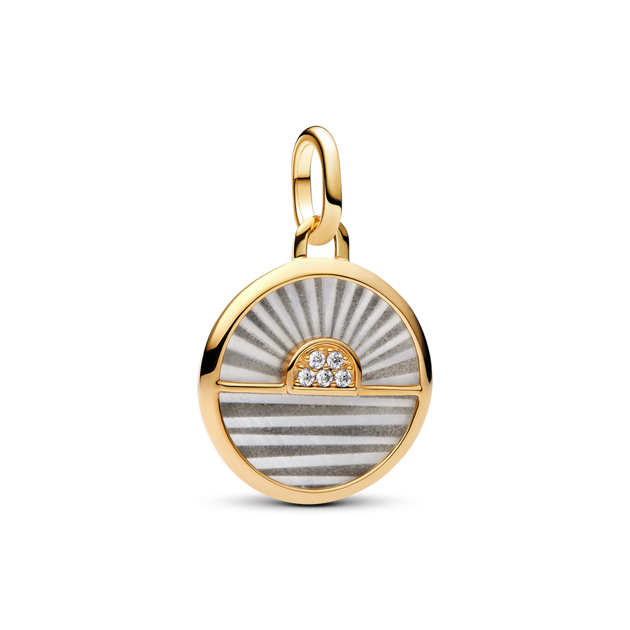 Sunrise Medallion Charm