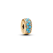 Aqua Blue Clip Charm