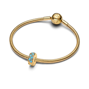 Aqua Blue Clip Charm