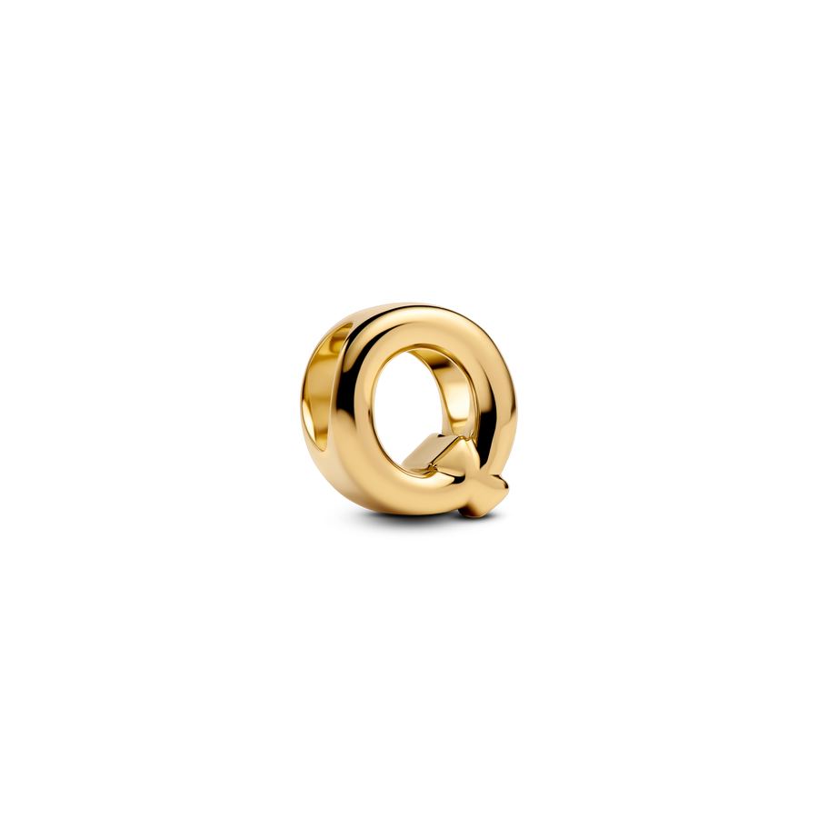 Letter Q Alphabet Charm